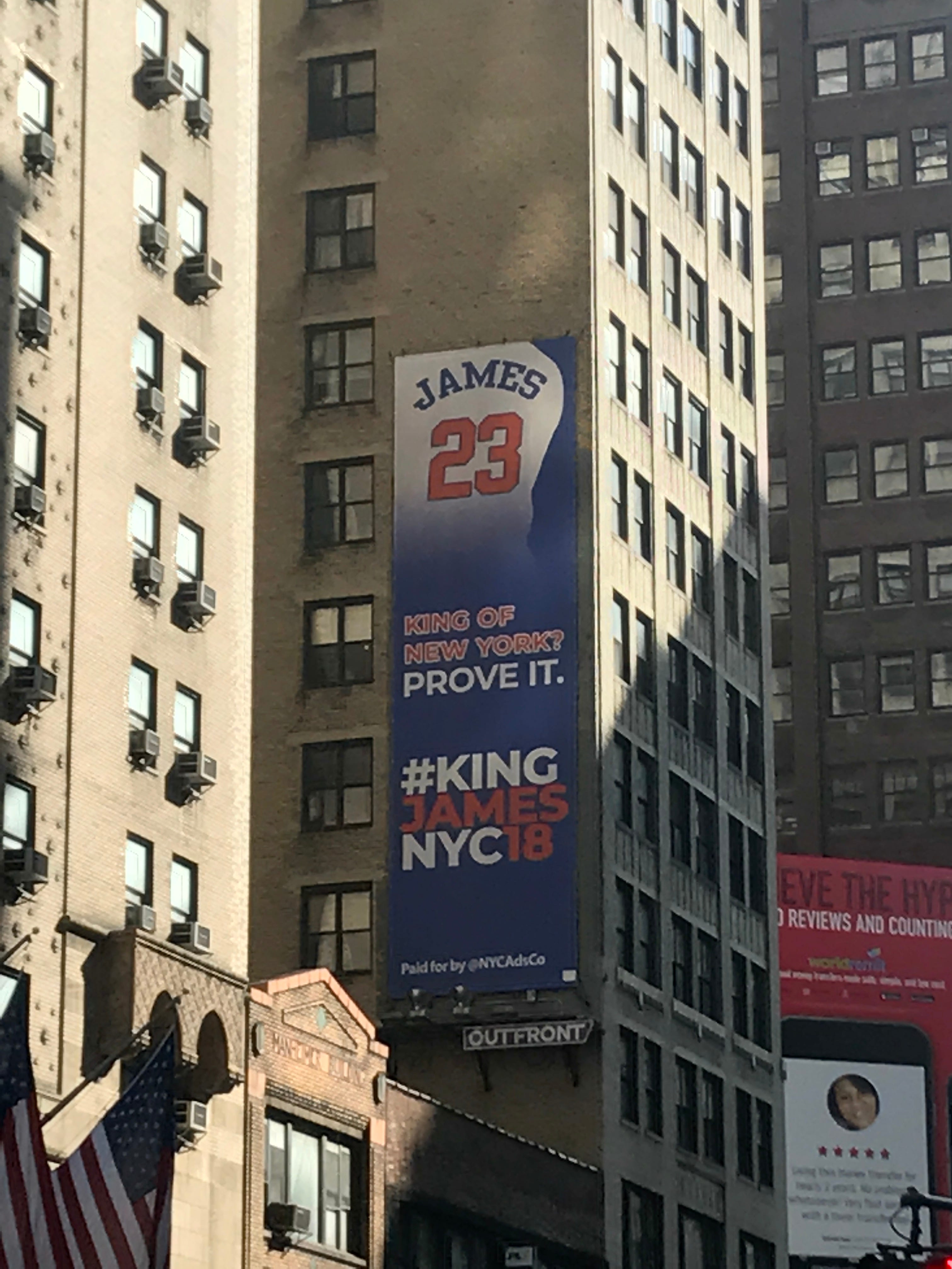 lebron james king of new york